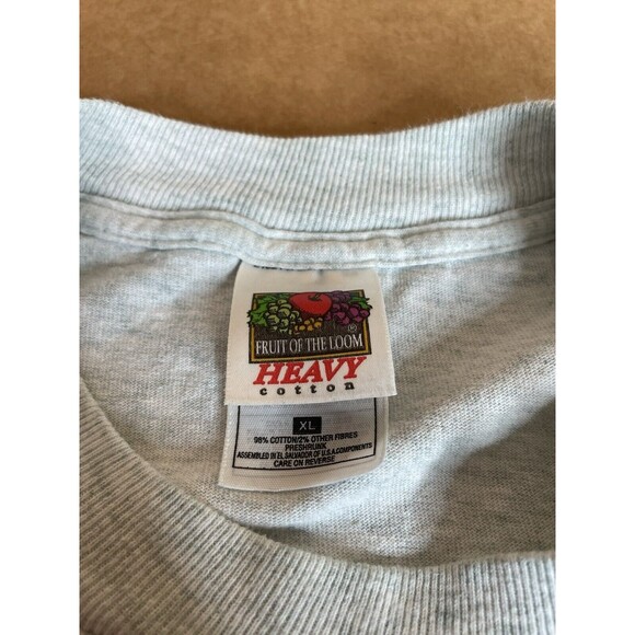 Vintage Iowa Highway Patrol Graphic T Shirt, XL, Fruit Of The Look, Grey - Picture 3 of 5